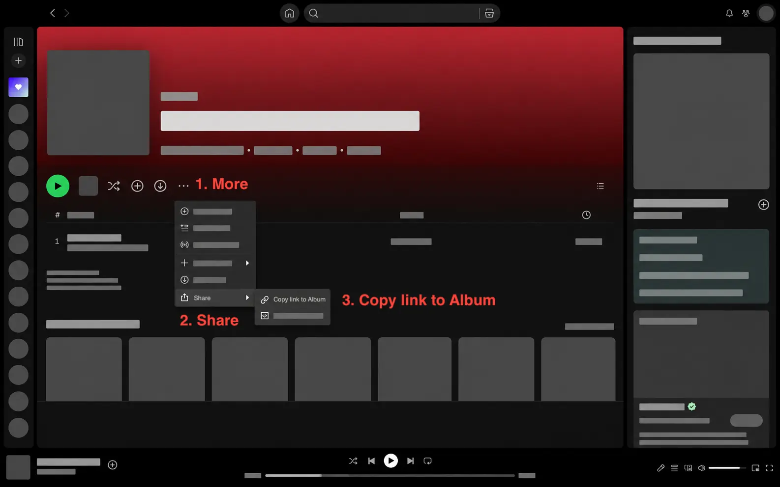 how to copy spotify album url for spotify album cover viewer